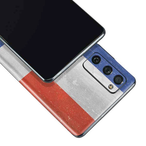 Dominican Republic Flag Faded Galaxy S20 Fan Edition Skin